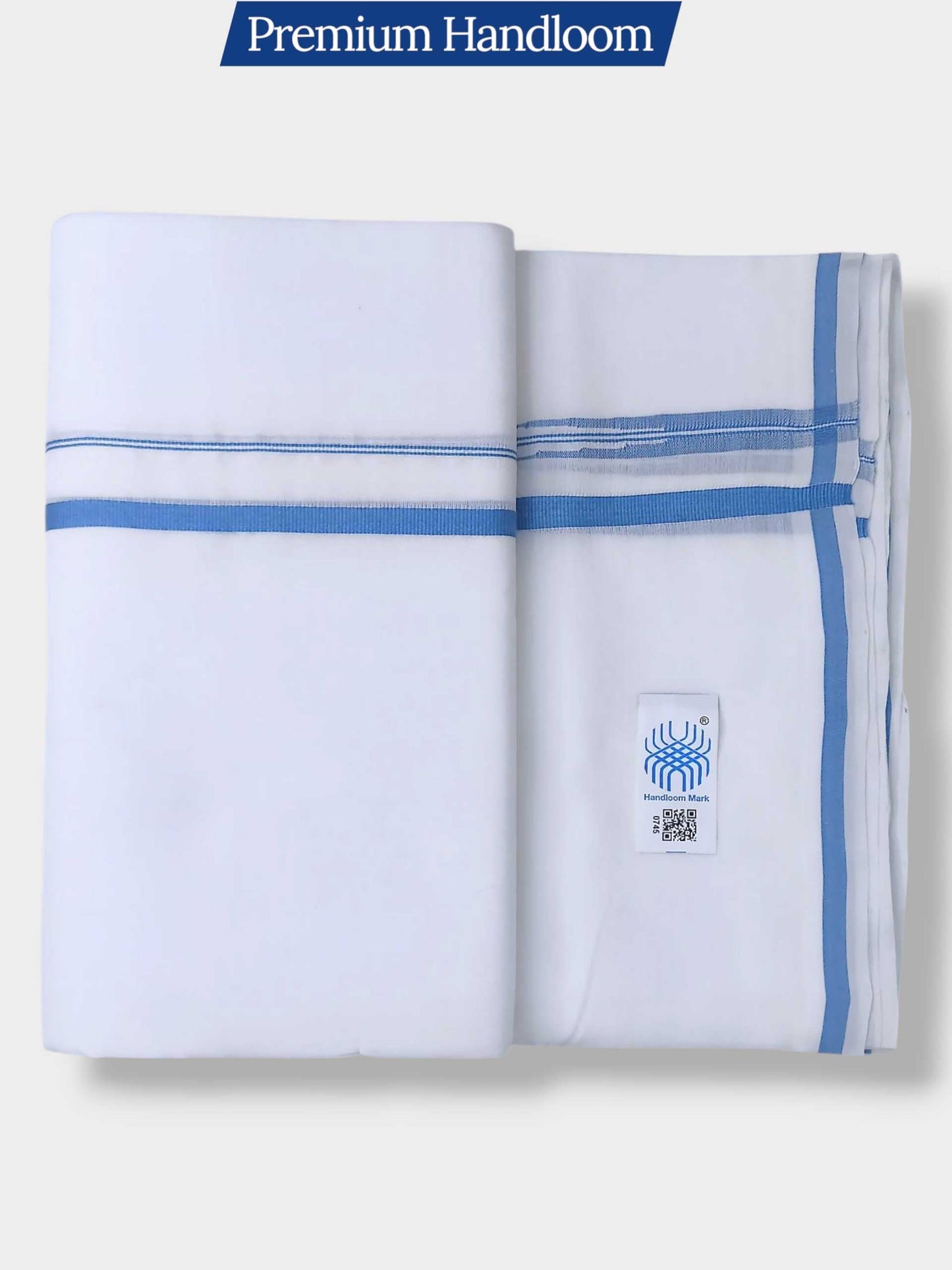 Kerala Premium Balaramapuram Handloom Dhoti/Mundu for Men