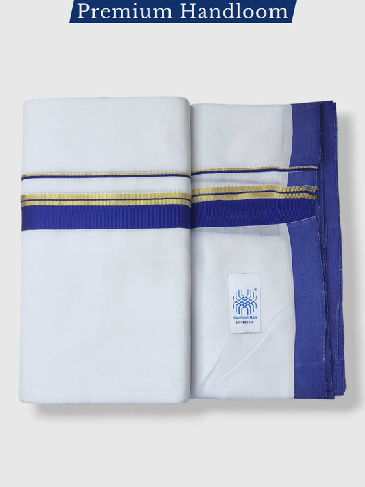 Kerala Premium Balaramapuram Handloom Dhoti/Mundu for Men