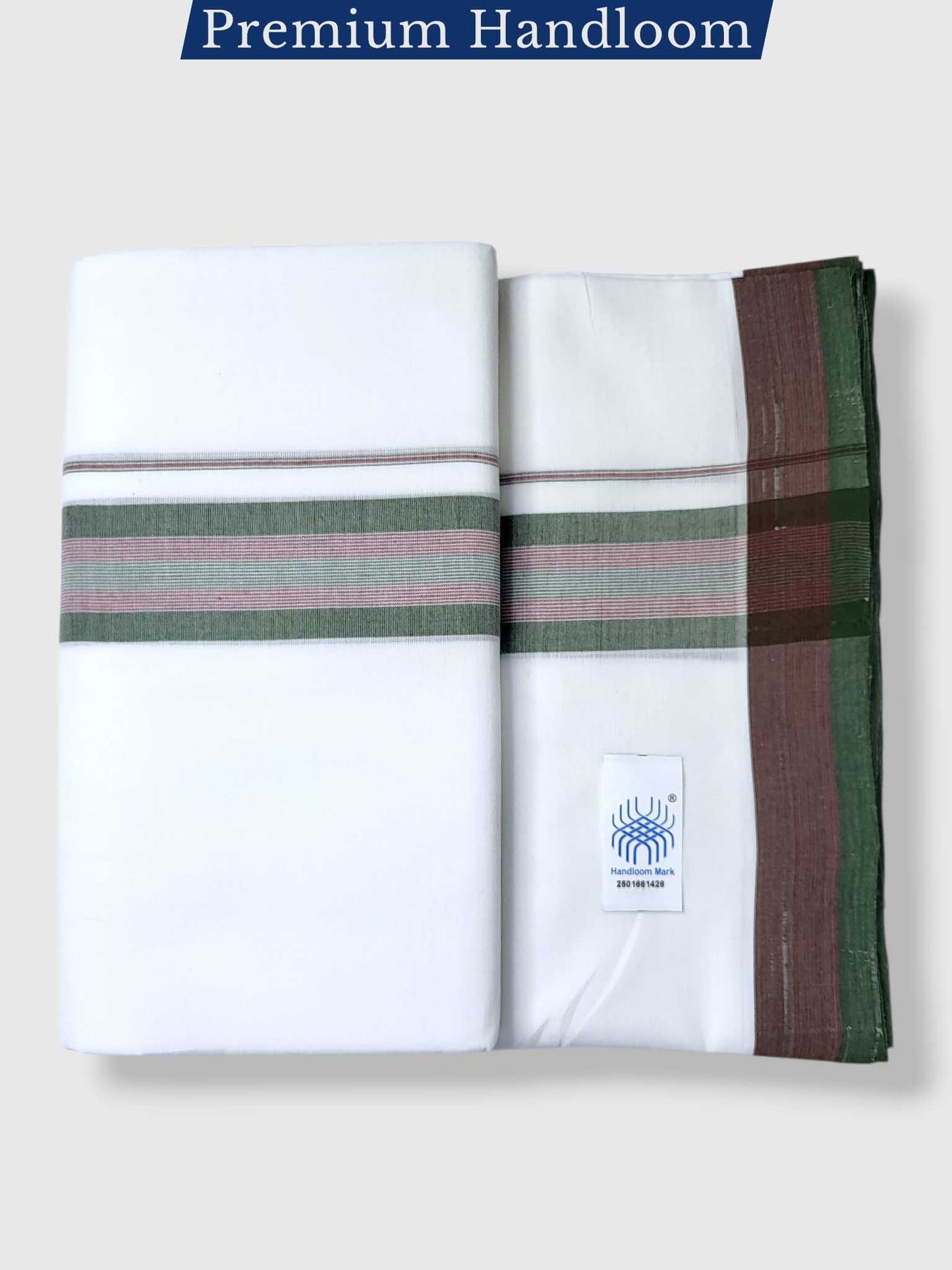 Kerala Premium Balaramapuram Handloom Dhoti/Mundu for Men
