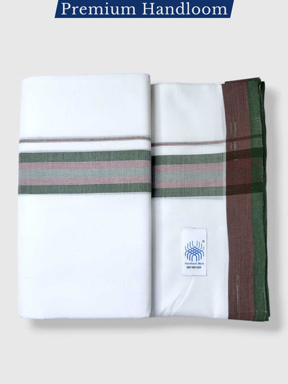 Kerala Premium Balaramapuram Handloom Dhoti/Mundu for Men
