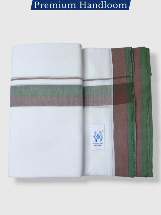 Kerala Premium Balaramapuram Handloom Dhoti/Mundu for Men