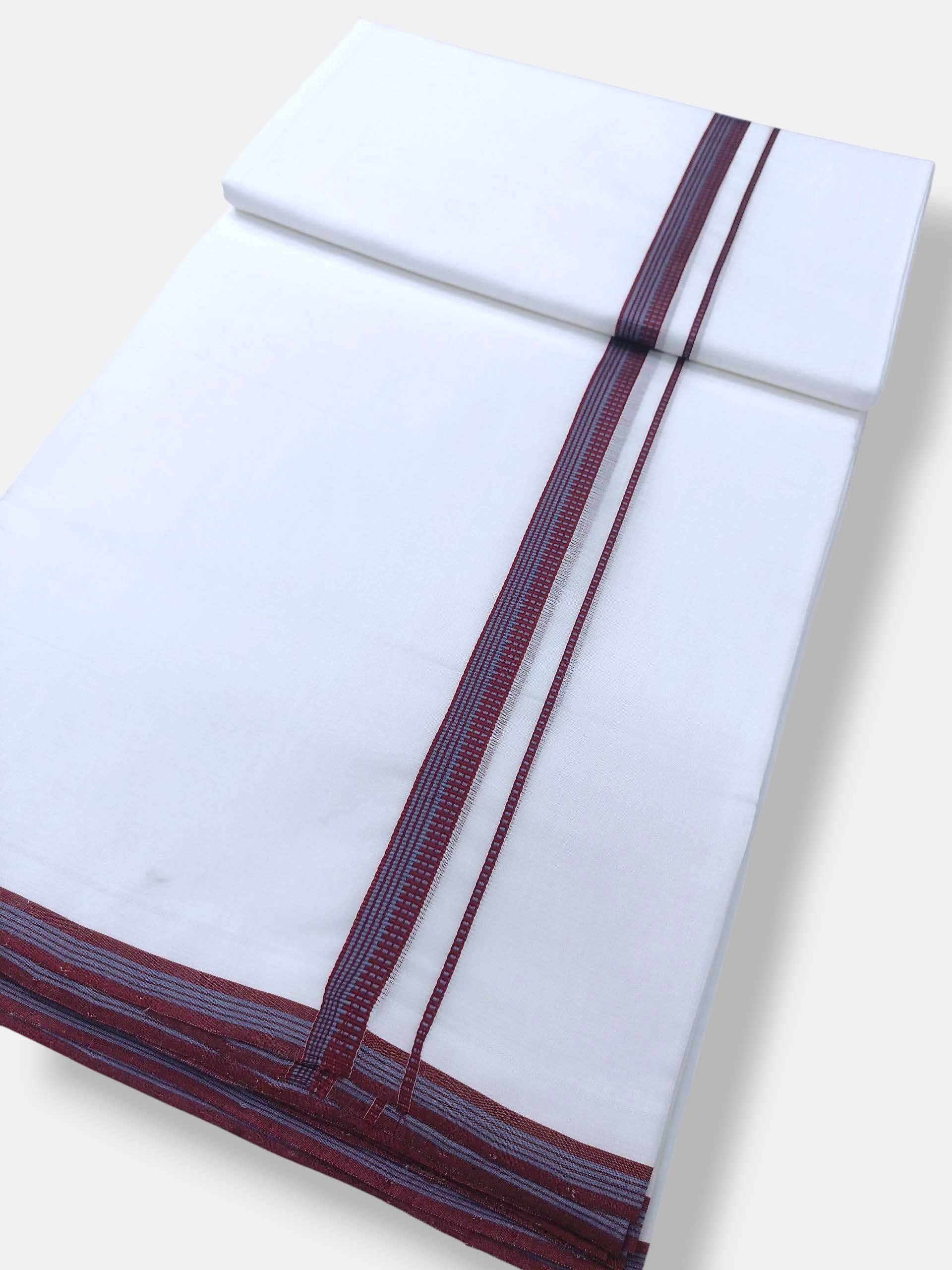 Kerala Premium Balaramapuram Handloom Dhoti/Mundu for Men