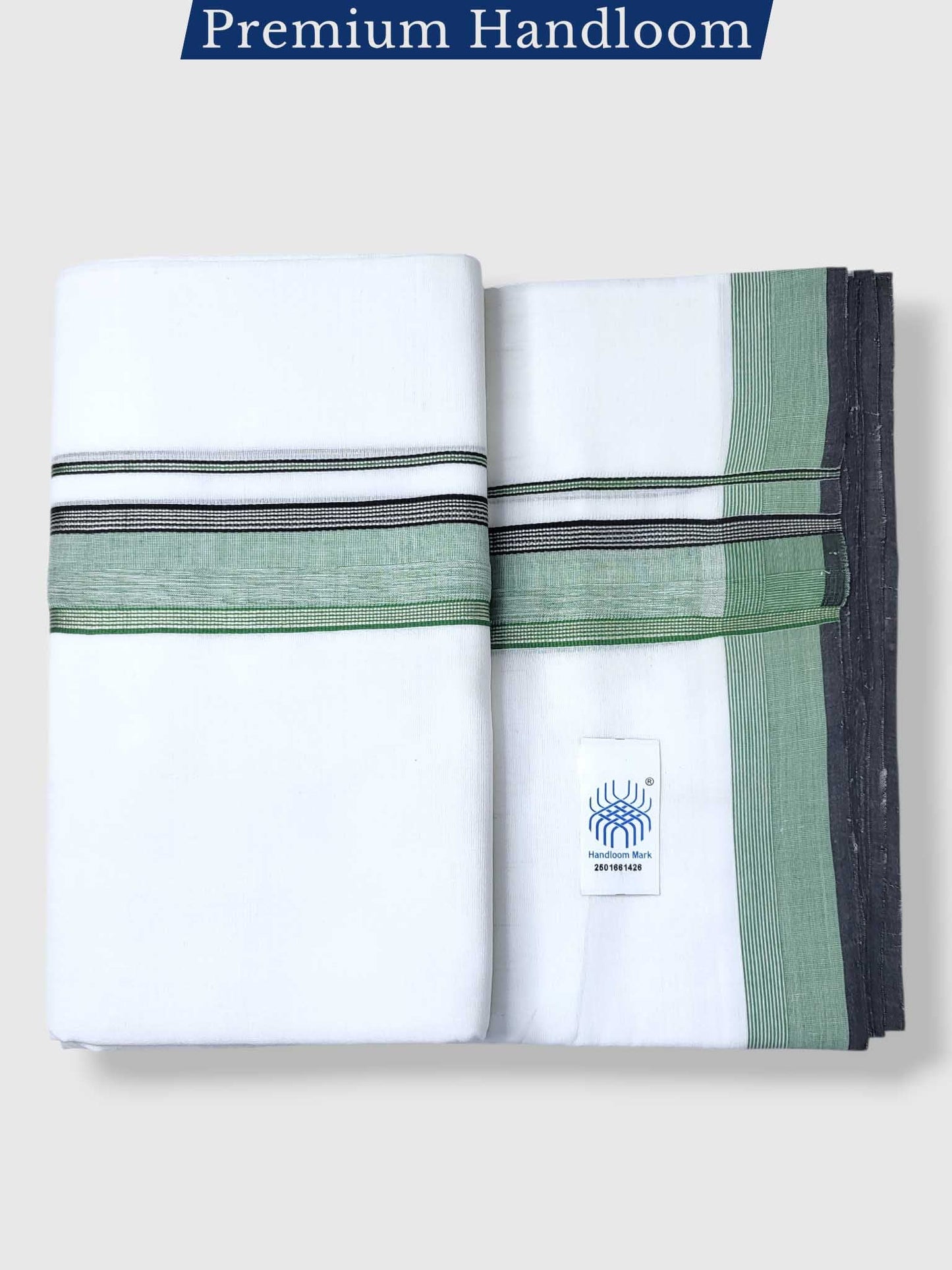 Kerala Premium Balaramapuram Handloom Dhoti/Mundu for Men