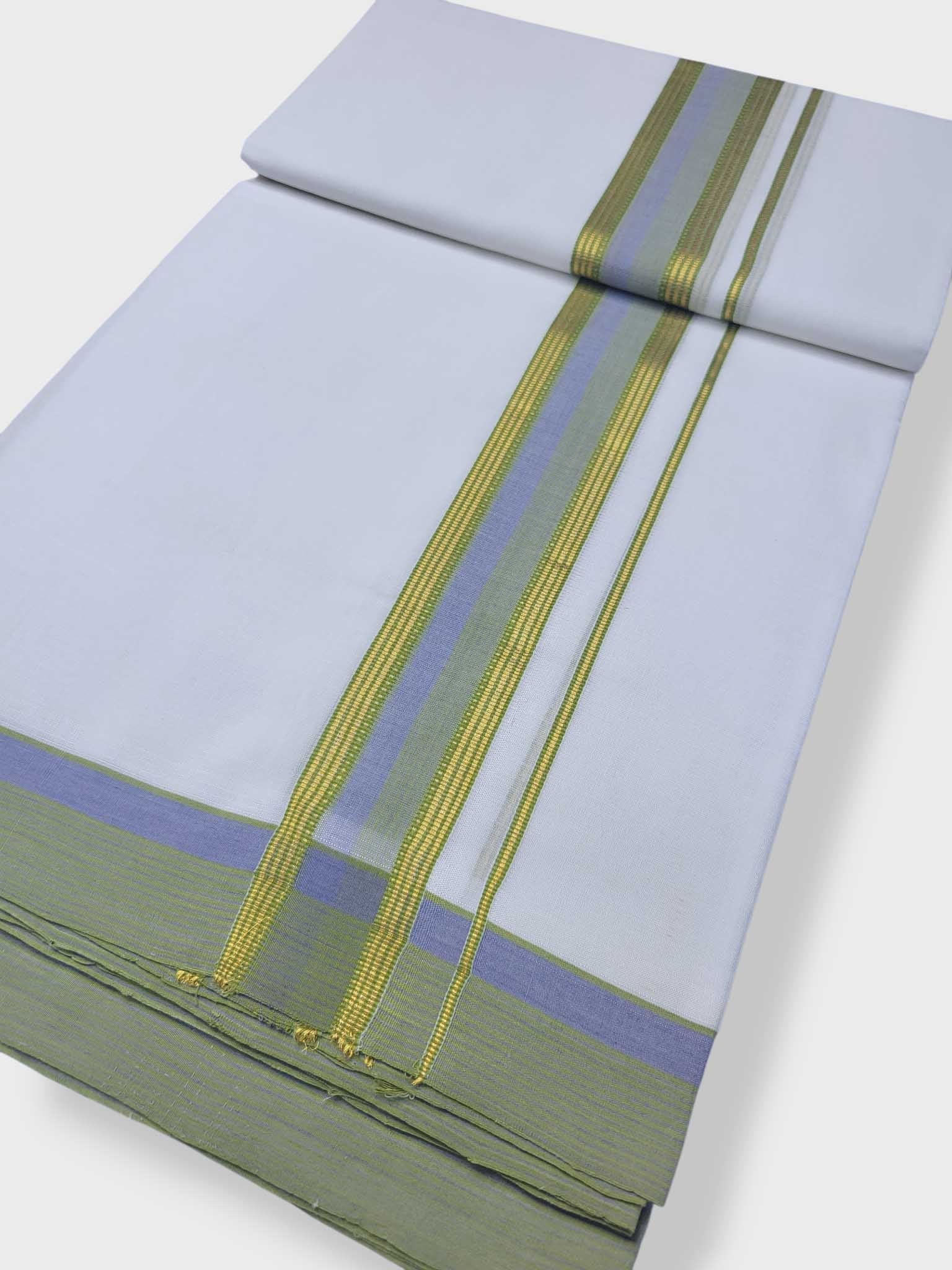 Kerala Premium Balaramapuram Handloom Dhoti/Mundu for Men