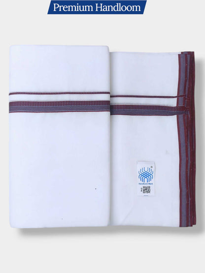 Kerala Premium Balaramapuram Handloom Dhoti/Mundu for Men