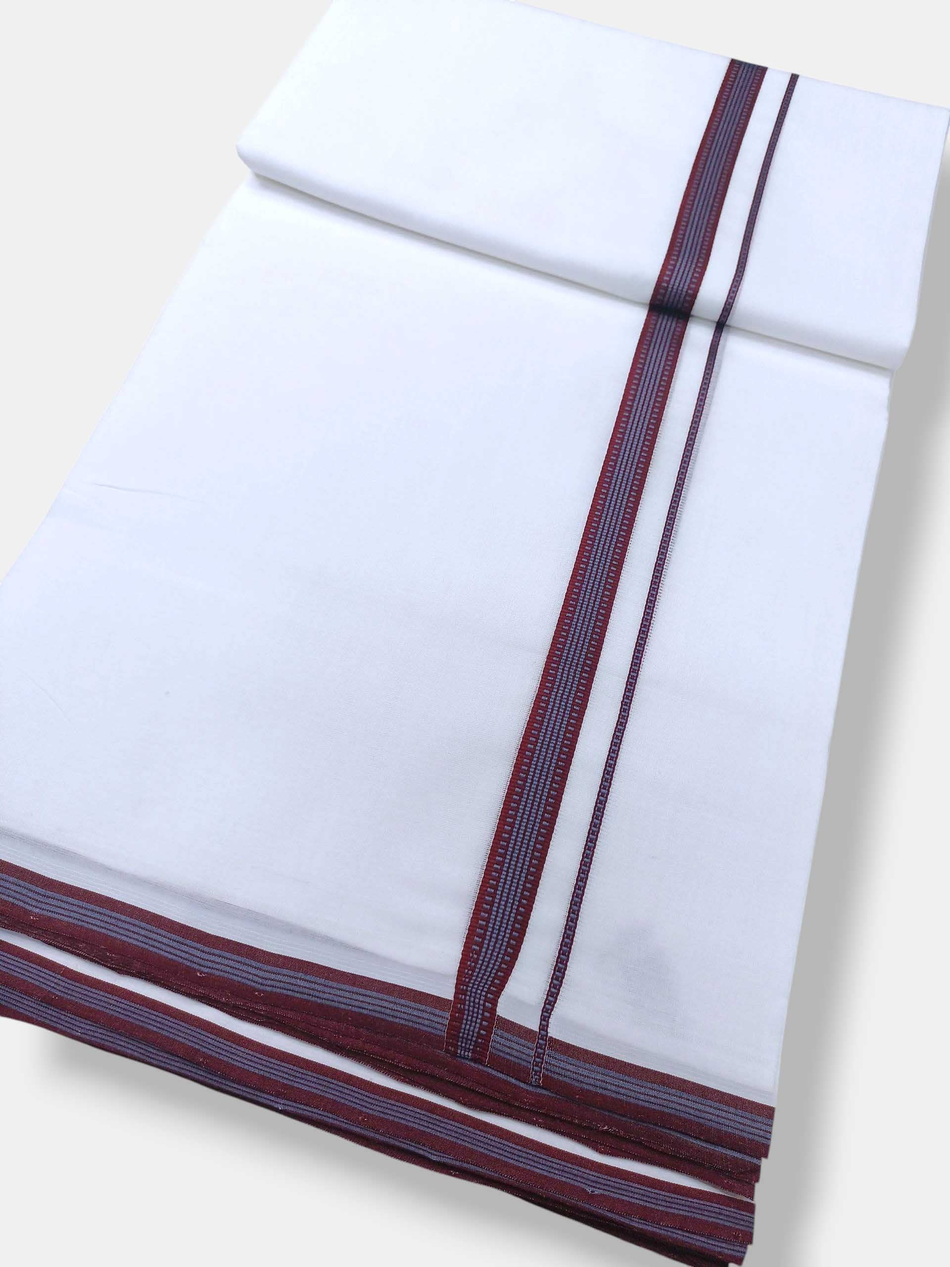 Kerala Premium Balaramapuram Handloom Dhoti/Mundu for Men