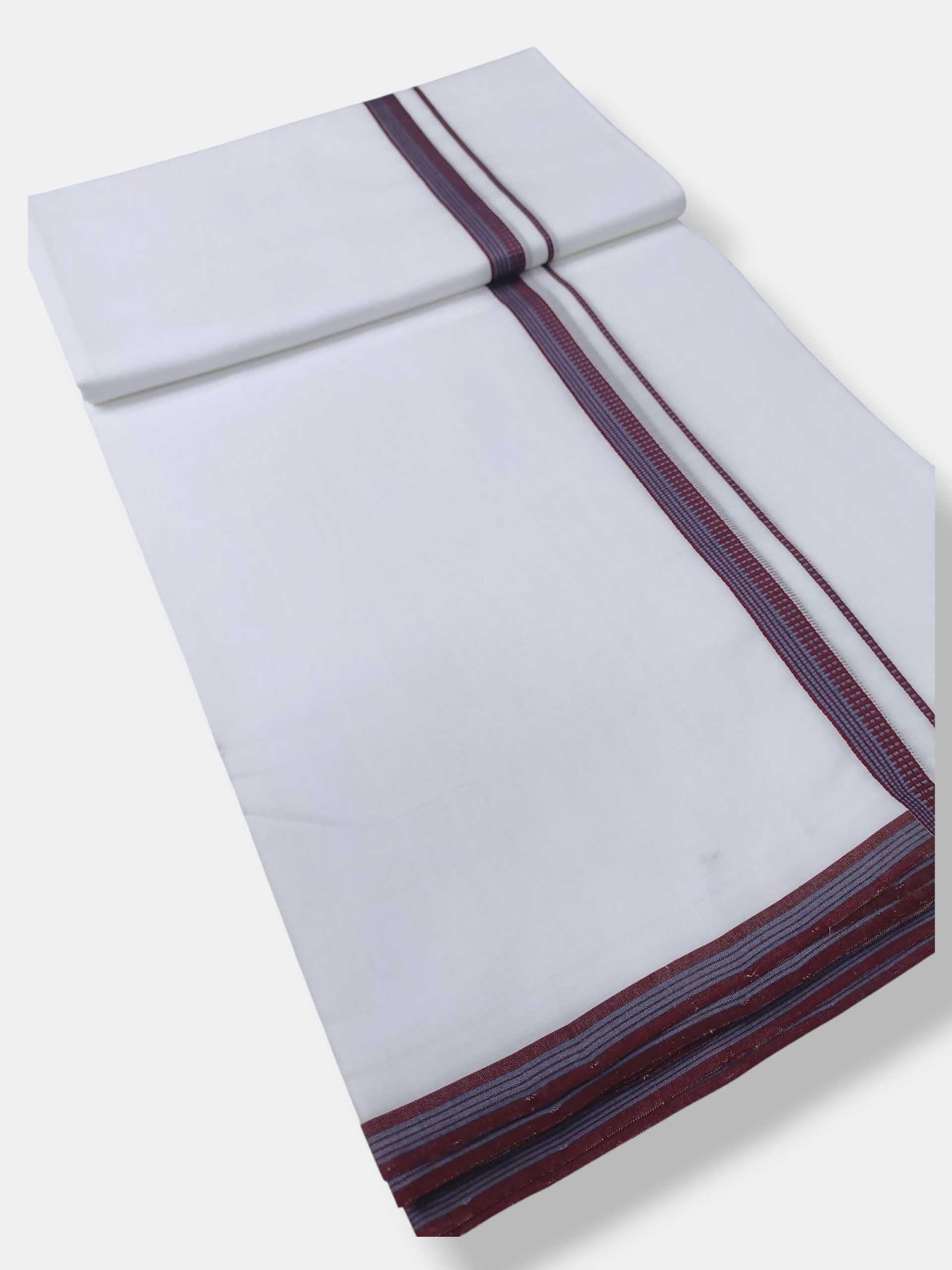 Kerala Premium Balaramapuram Handloom Dhoti/Mundu for Men