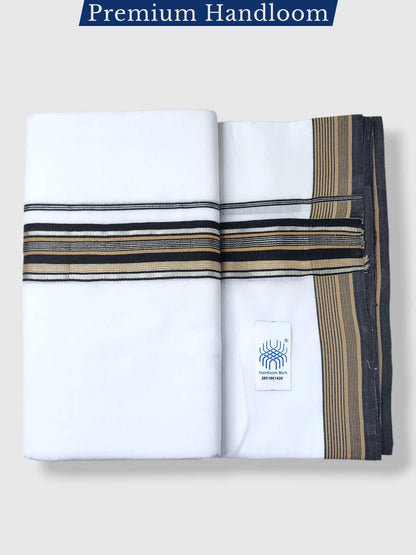 Kerala Premium Balaramapuram Handloom Dhoti/Mundu for Men