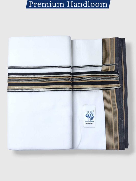 Kerala Premium Balaramapuram Handloom Dhoti/Mundu for Men