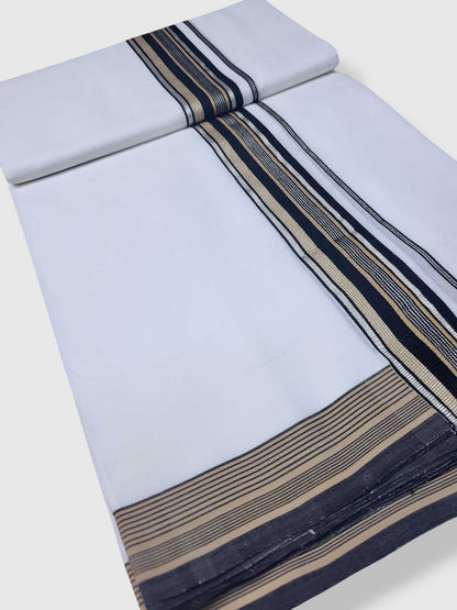 Kerala Premium Balaramapuram Handloom Dhoti/Mundu for Men