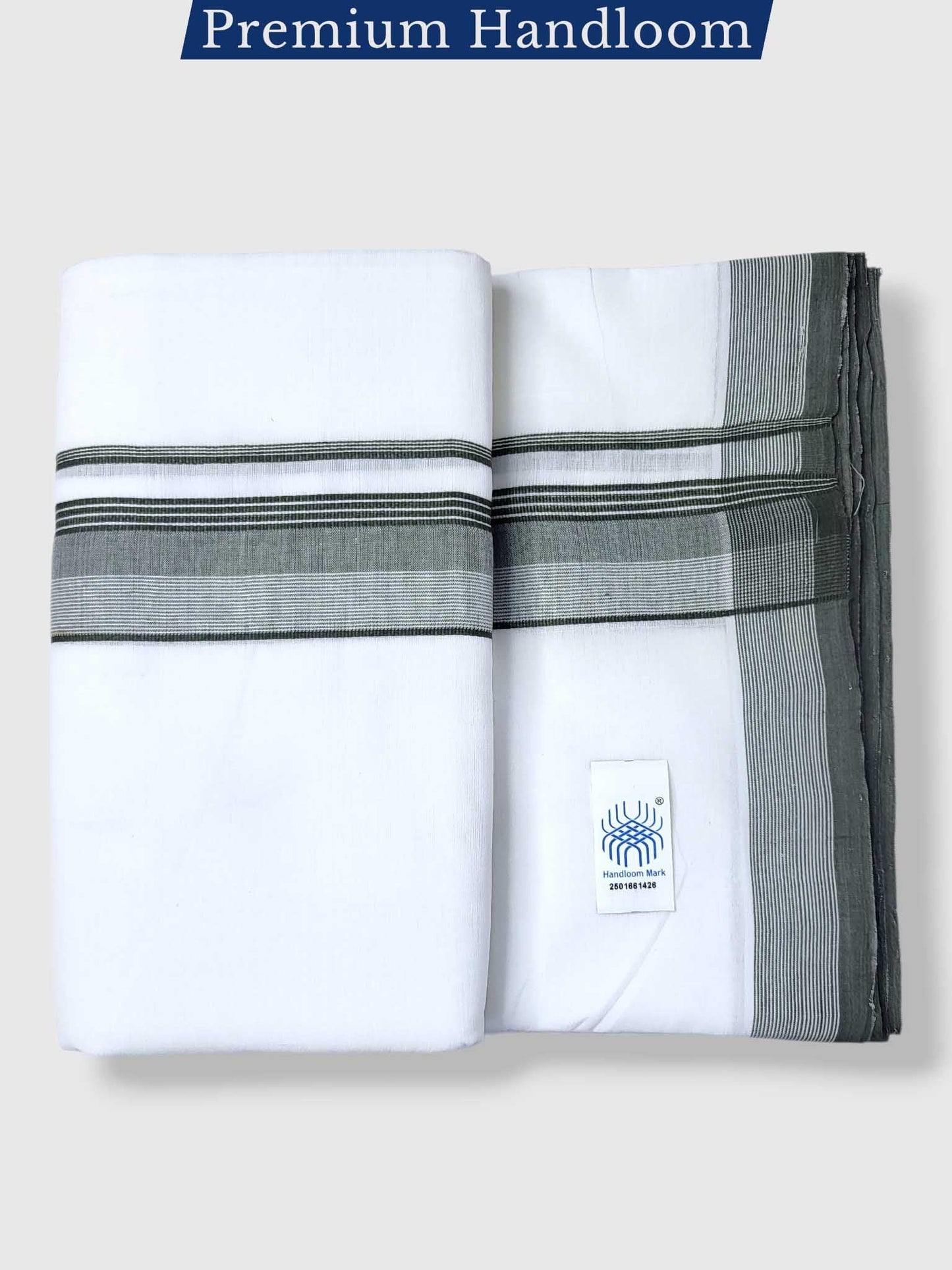 Kerala Premium Balaramapuram Handloom Dhoti/Mundu for Men