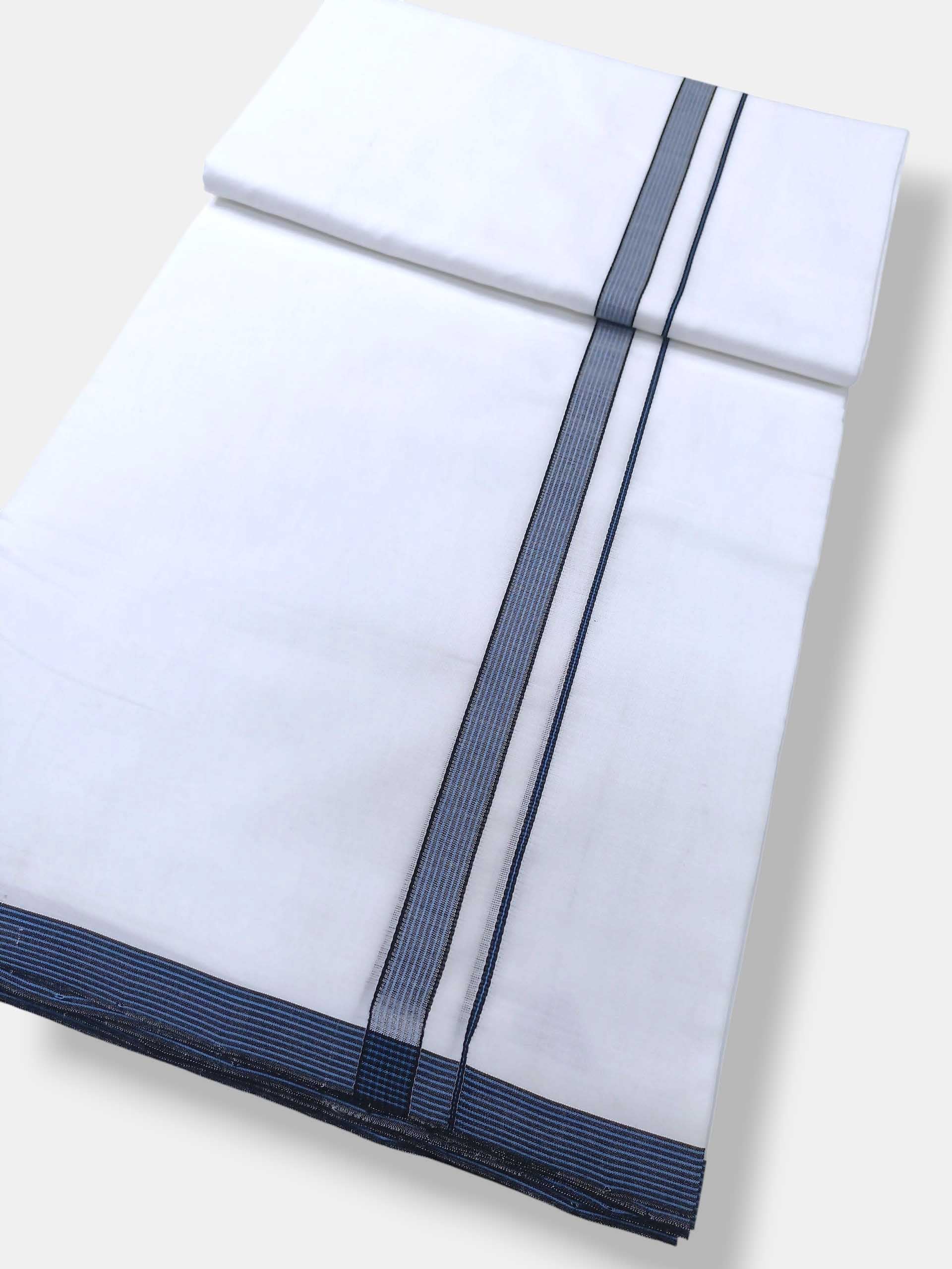 Kerala Premium Balaramapuram Handloom Dhoti/Mundu for Men