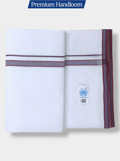 Kerala Premium Balaramapuram Handloom Dhoti/Mundu for Men