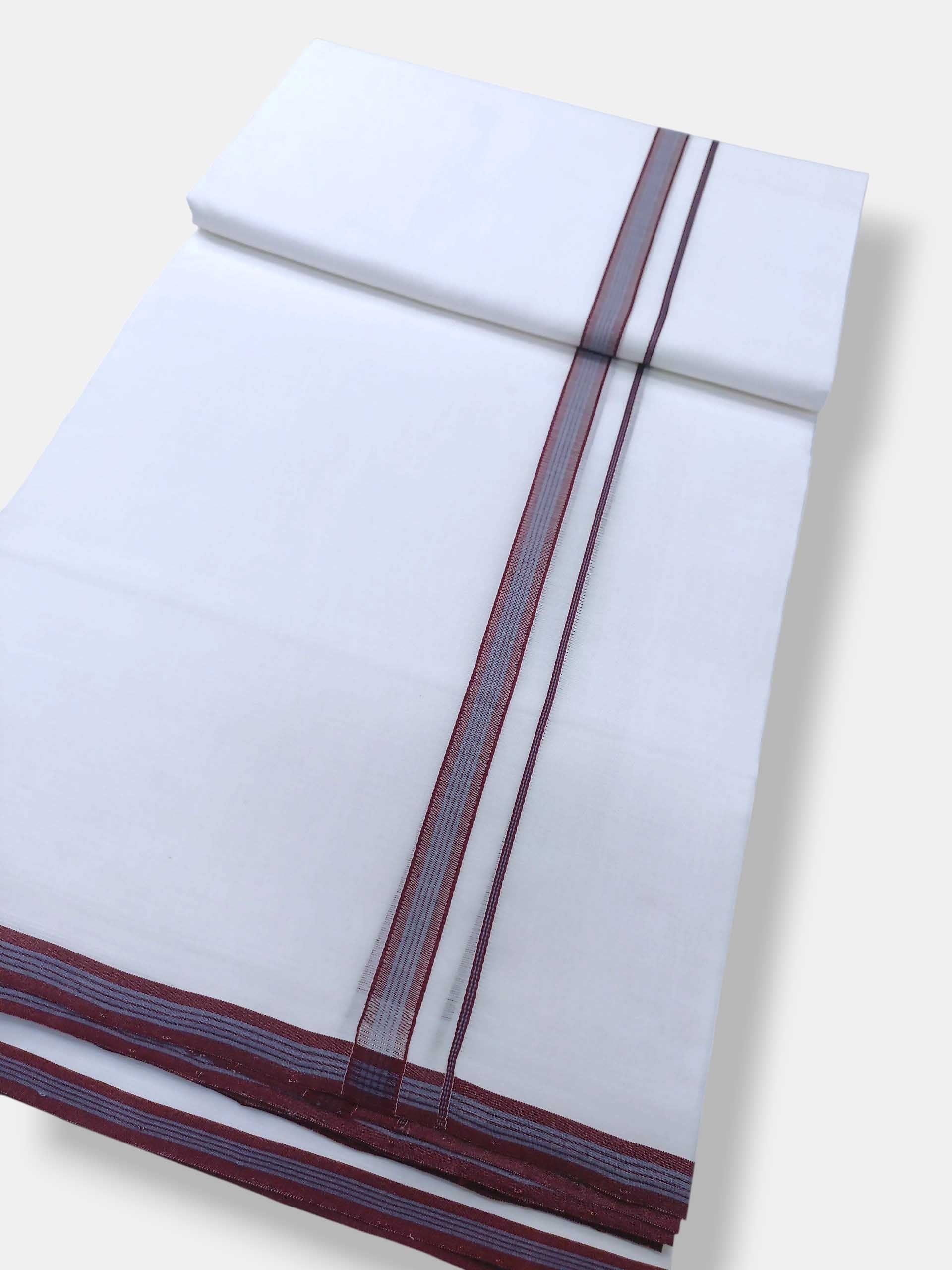 Kerala Premium Balaramapuram Handloom Dhoti/Mundu for Men