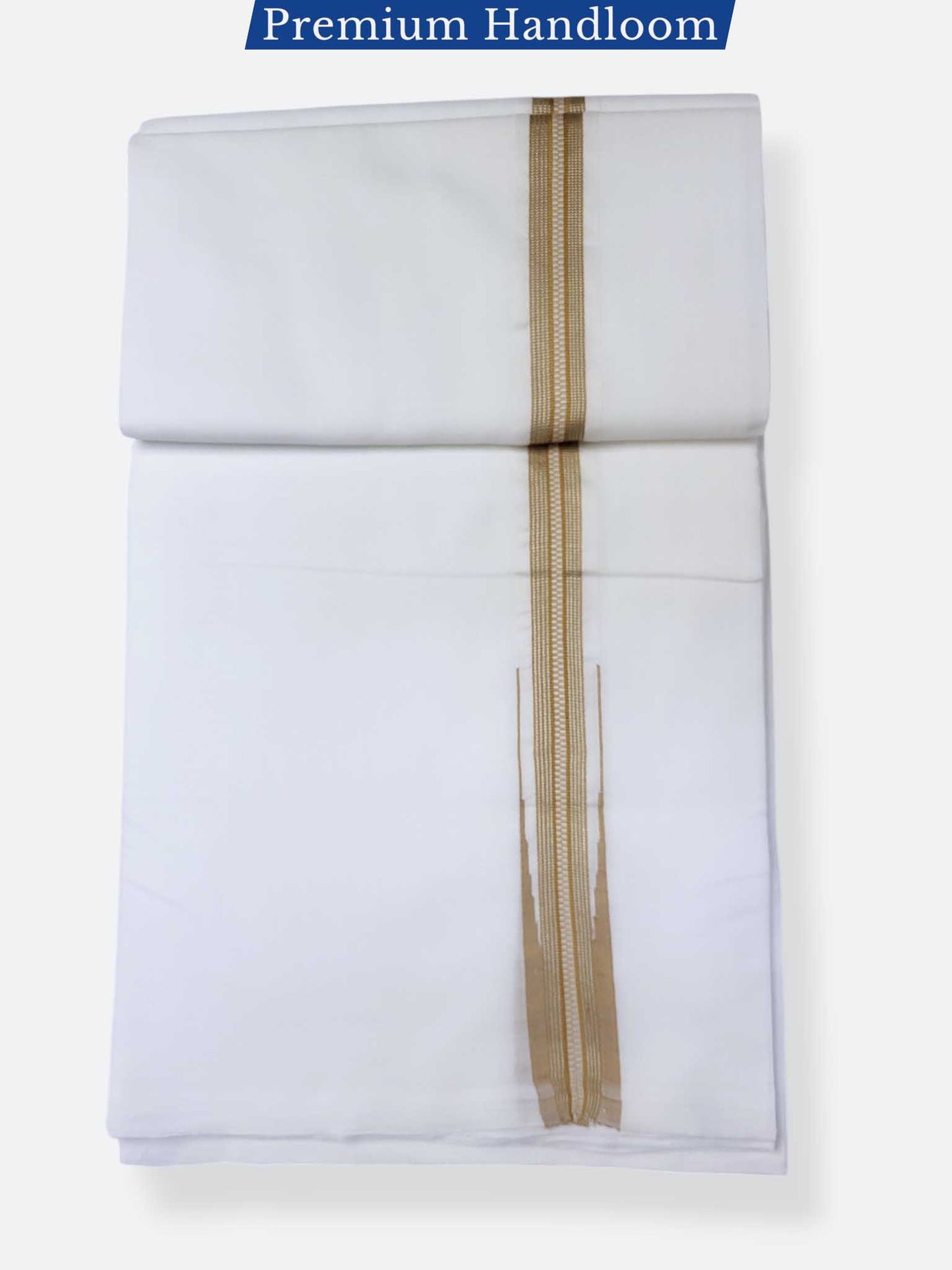 Kerala Premium Balaramapuram Handloom Dhoti/Mundu for Men