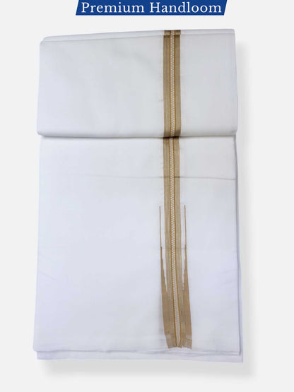 Kerala Premium Balaramapuram Handloom Dhoti/Mundu for Men