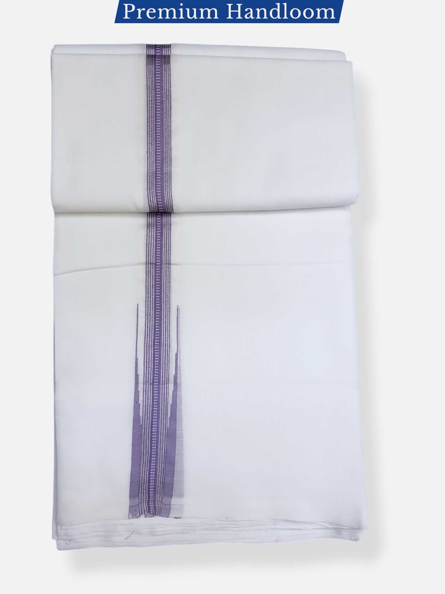 Kerala Premium Balaramapuram Handloom Dhoti/Mundu for Men