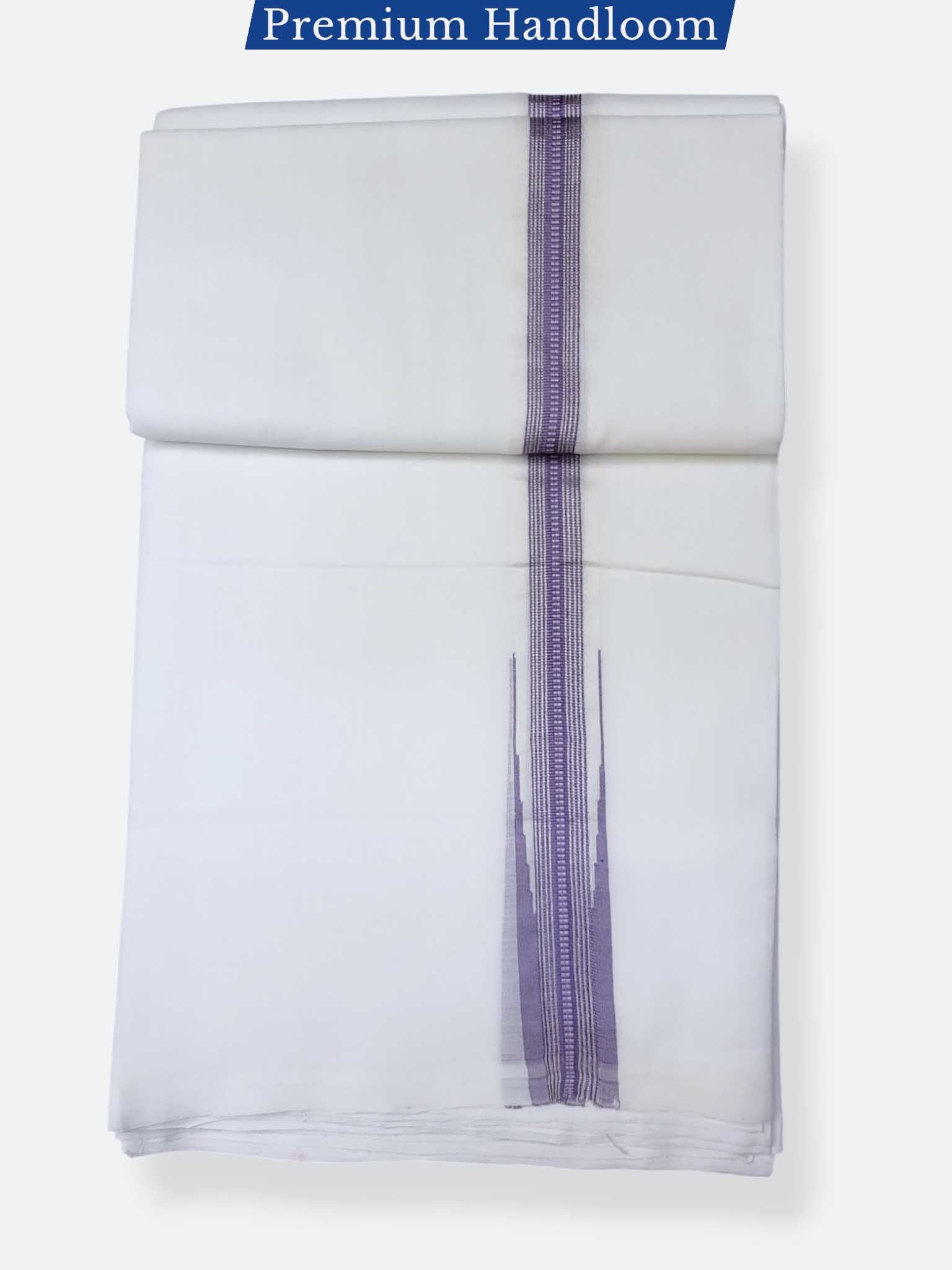 Kerala Premium Balaramapuram Handloom Dhoti/Mundu for Men