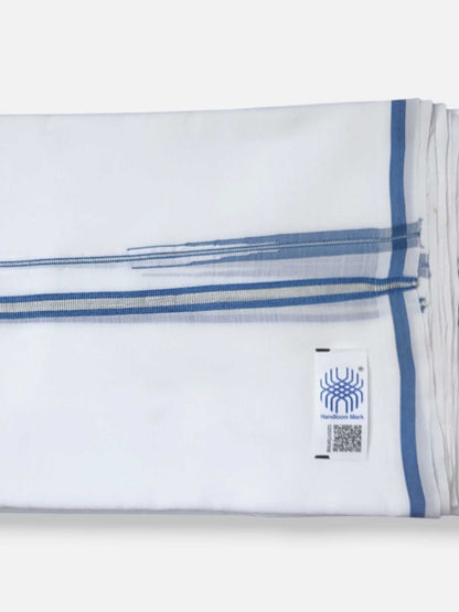 Kerala Premium Balaramapuram Handloom Dhoti/Mundu for Men