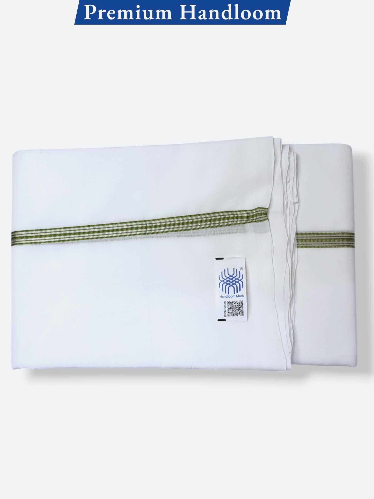 Kerala Premium Balaramapuram Handloom Dhoti/Mundu for Men