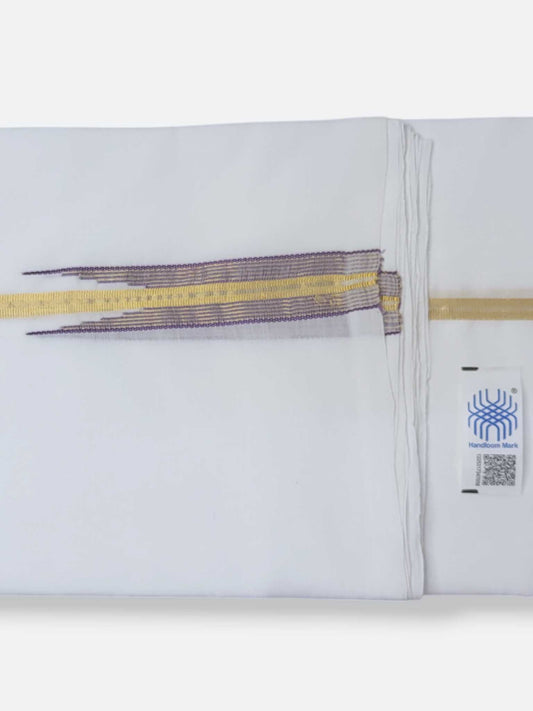 Kerala Premium Balaramapuram Handloom Dhoti/Mundu for Men