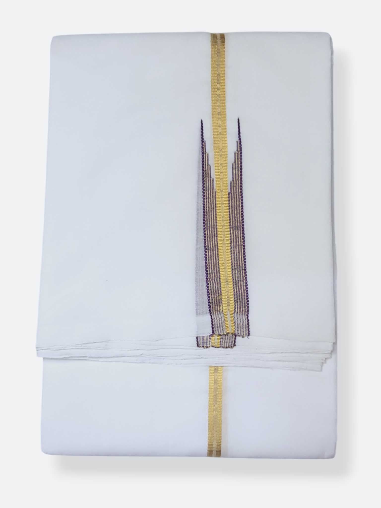 Kerala Premium Balaramapuram Handloom Dhoti/Mundu for Men