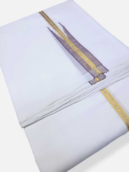 Kerala Premium Balaramapuram Handloom Dhoti/Mundu for Men