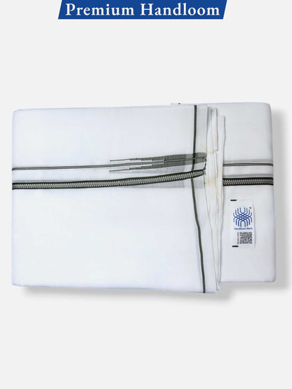 Kerala Premium Balaramapuram Handloom Dhoti/Mundu for Men