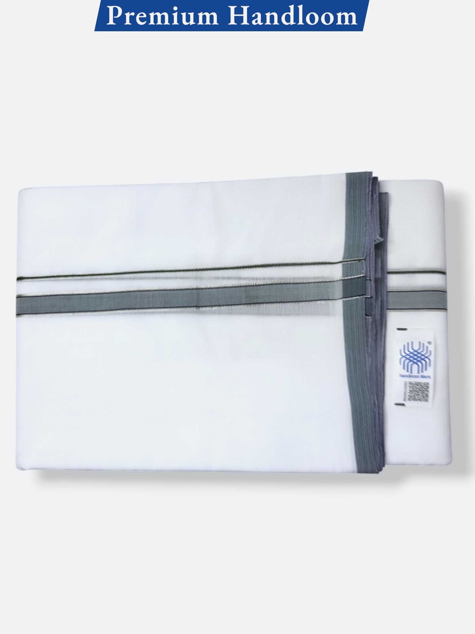 Kerala Premium Balaramapuram Handloom Dhoti/Mundu for Men