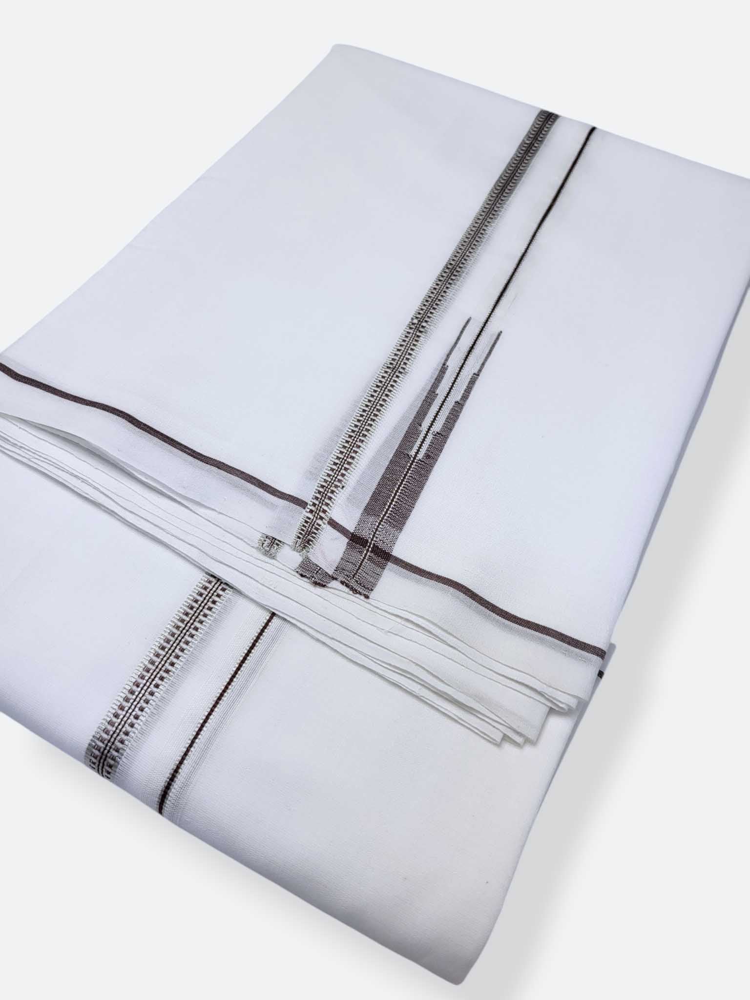 Kerala Premium Balaramapuram Handloom Dhoti/Mundu for Men