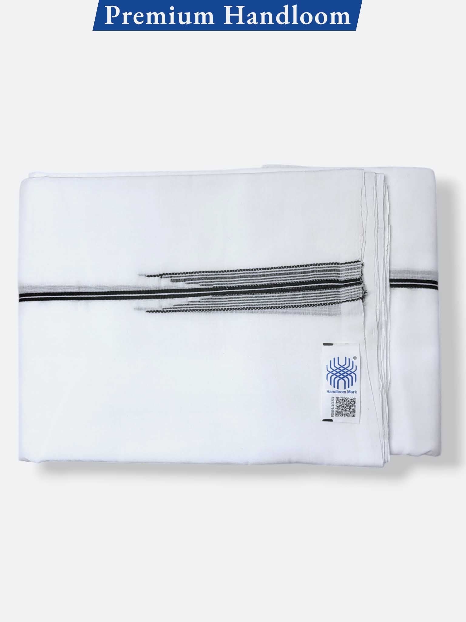 Kerala Premium Balaramapuram Handloom Dhoti/Mundu for Men
