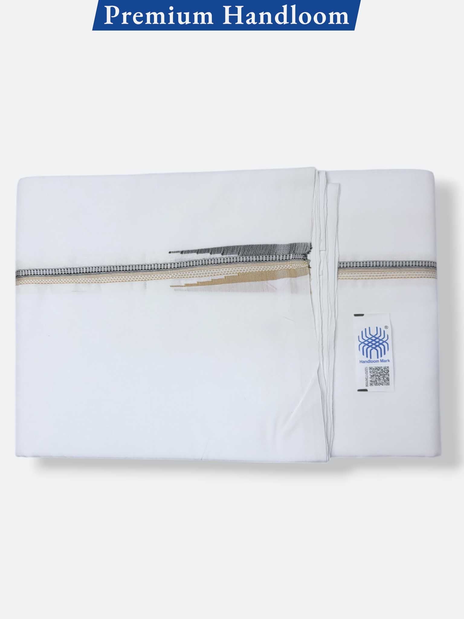Kerala Premium Balaramapuram Handloom Dhoti/Mundu for Men