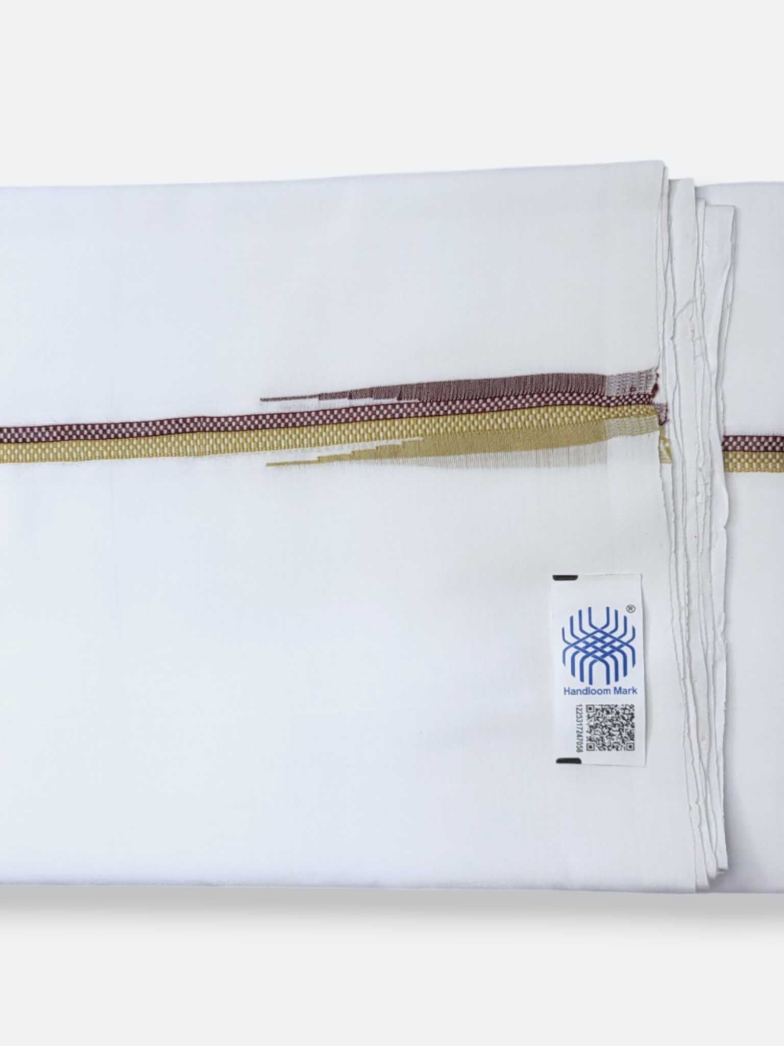 Kerala Premium Balaramapuram Handloom Dhoti/Mundu for Men