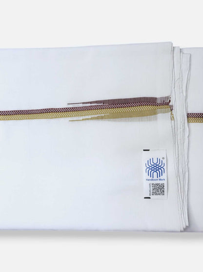 Kerala Premium Balaramapuram Handloom Dhoti/Mundu for Men