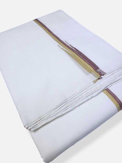 Kerala Premium Balaramapuram Handloom Dhoti/Mundu for Men
