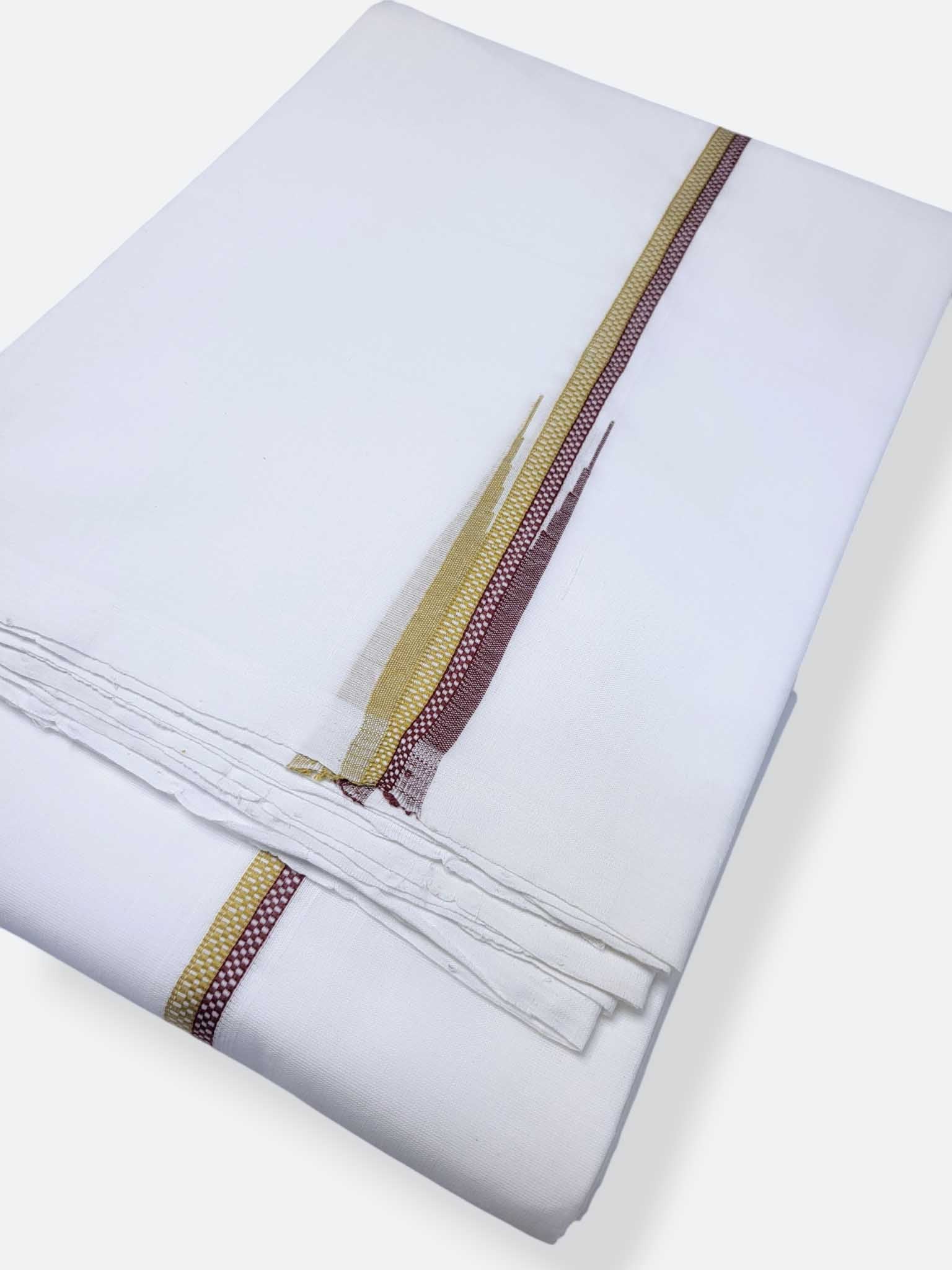 Kerala Premium Balaramapuram Handloom Dhoti/Mundu for Men