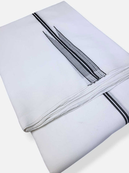 Kerala Premium Balaramapuram Handloom Dhoti/Mundu for Men