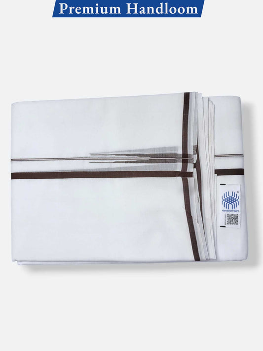 Kerala Premium Balaramapuram Handloom Dhoti/Mundu for Men