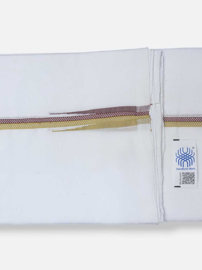 Kerala Premium Balaramapuram Handloom Dhoti/Mundu for Men