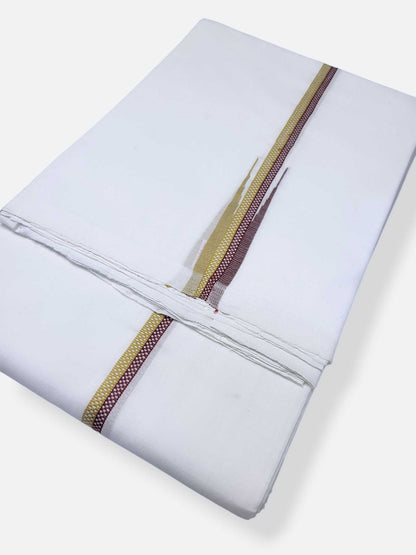 Kerala Premium Balaramapuram Handloom Dhoti/Mundu for Men