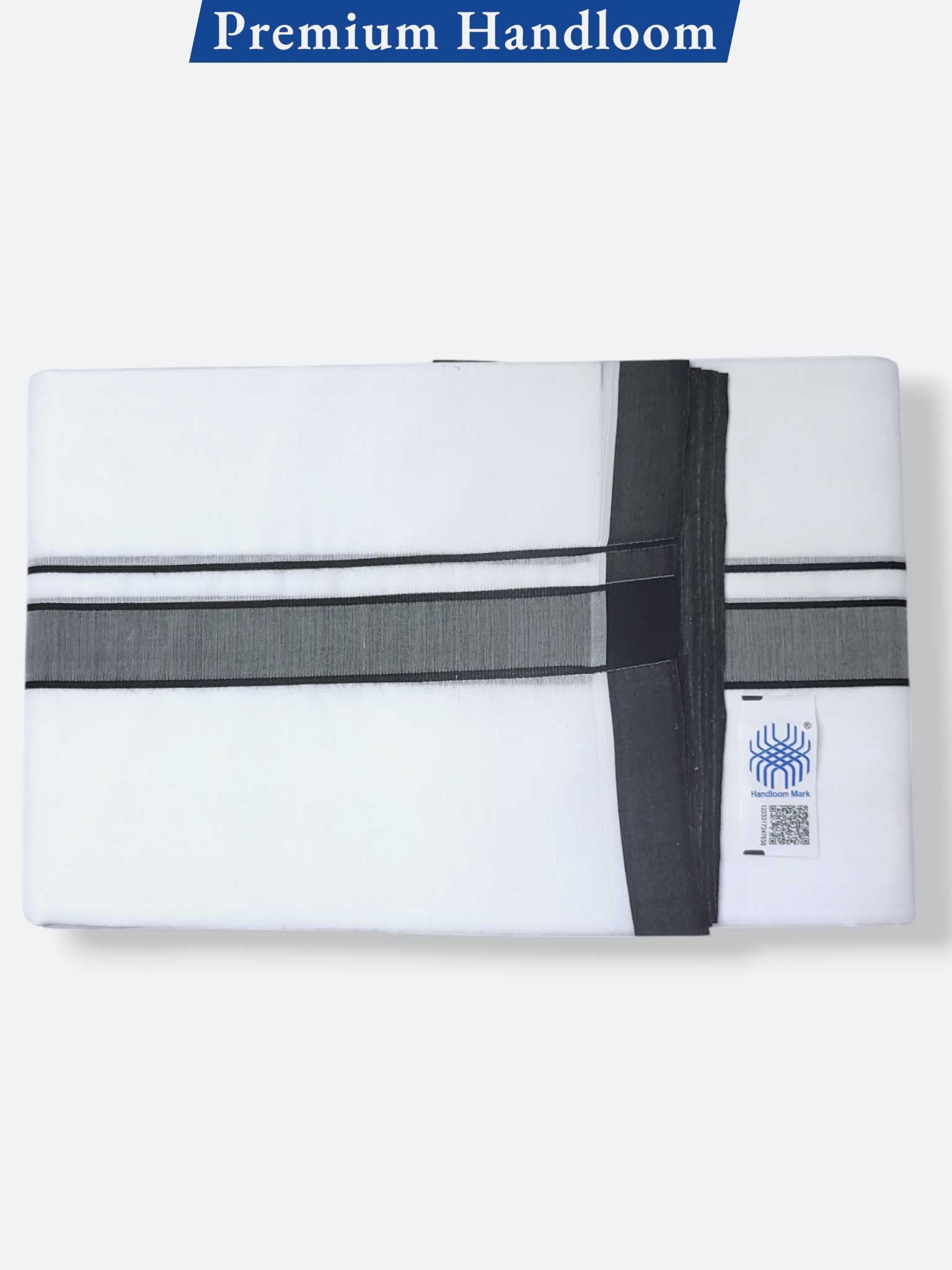 Kerala Premium Balaramapuram Handloom Dhoti/Mundu for Men