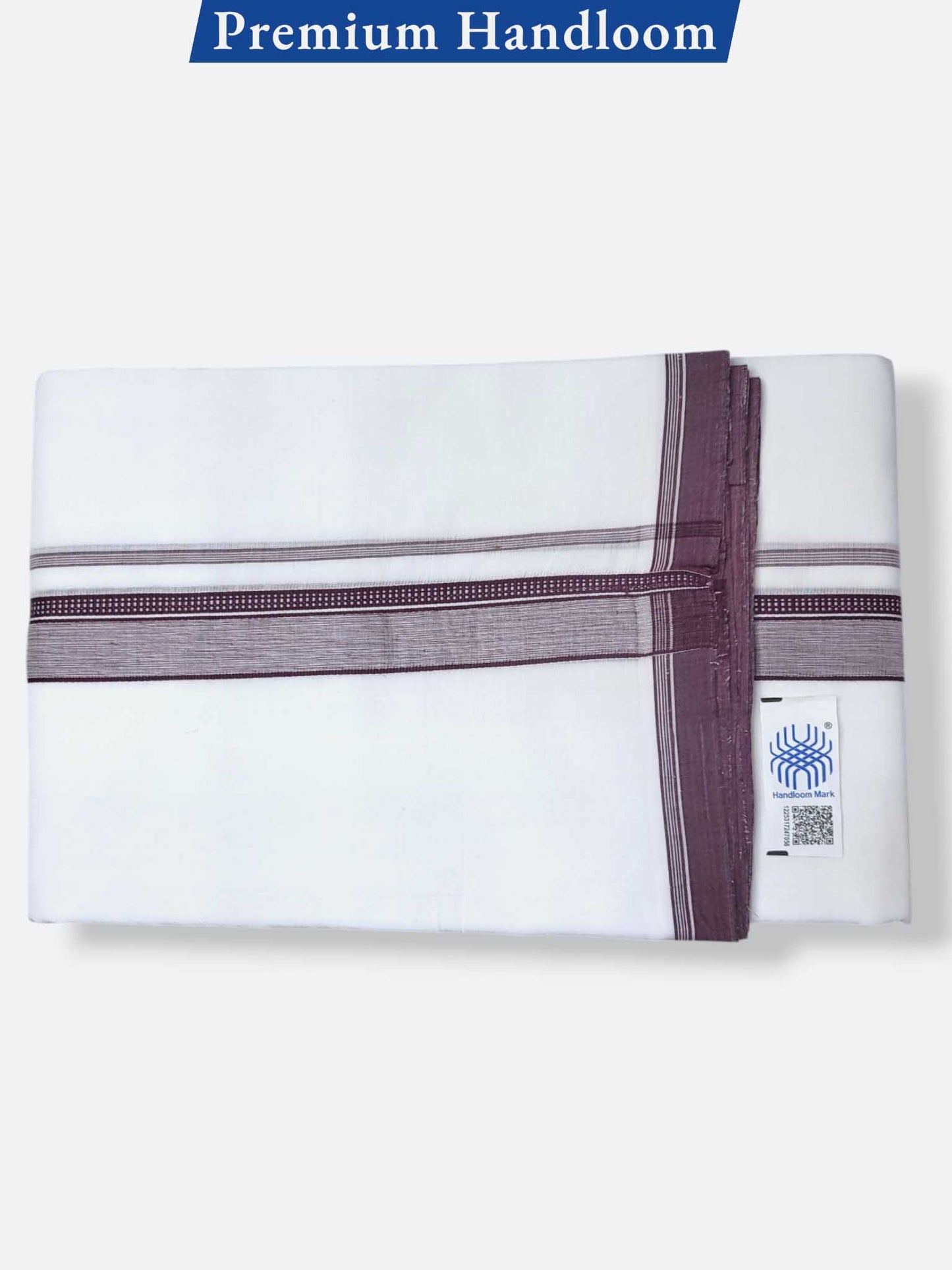 Kerala Premium Balaramapuram Handloom Dhoti/Mundu for Men