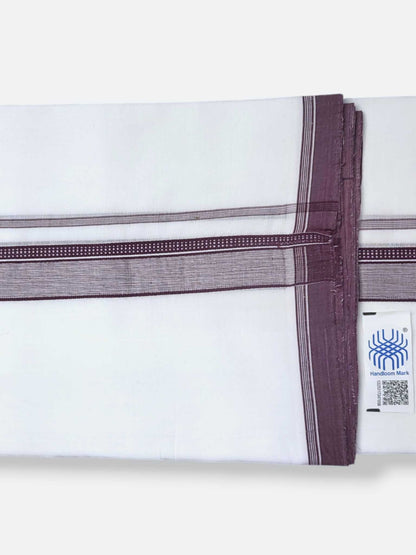 Kerala Premium Balaramapuram Handloom Dhoti/Mundu for Men