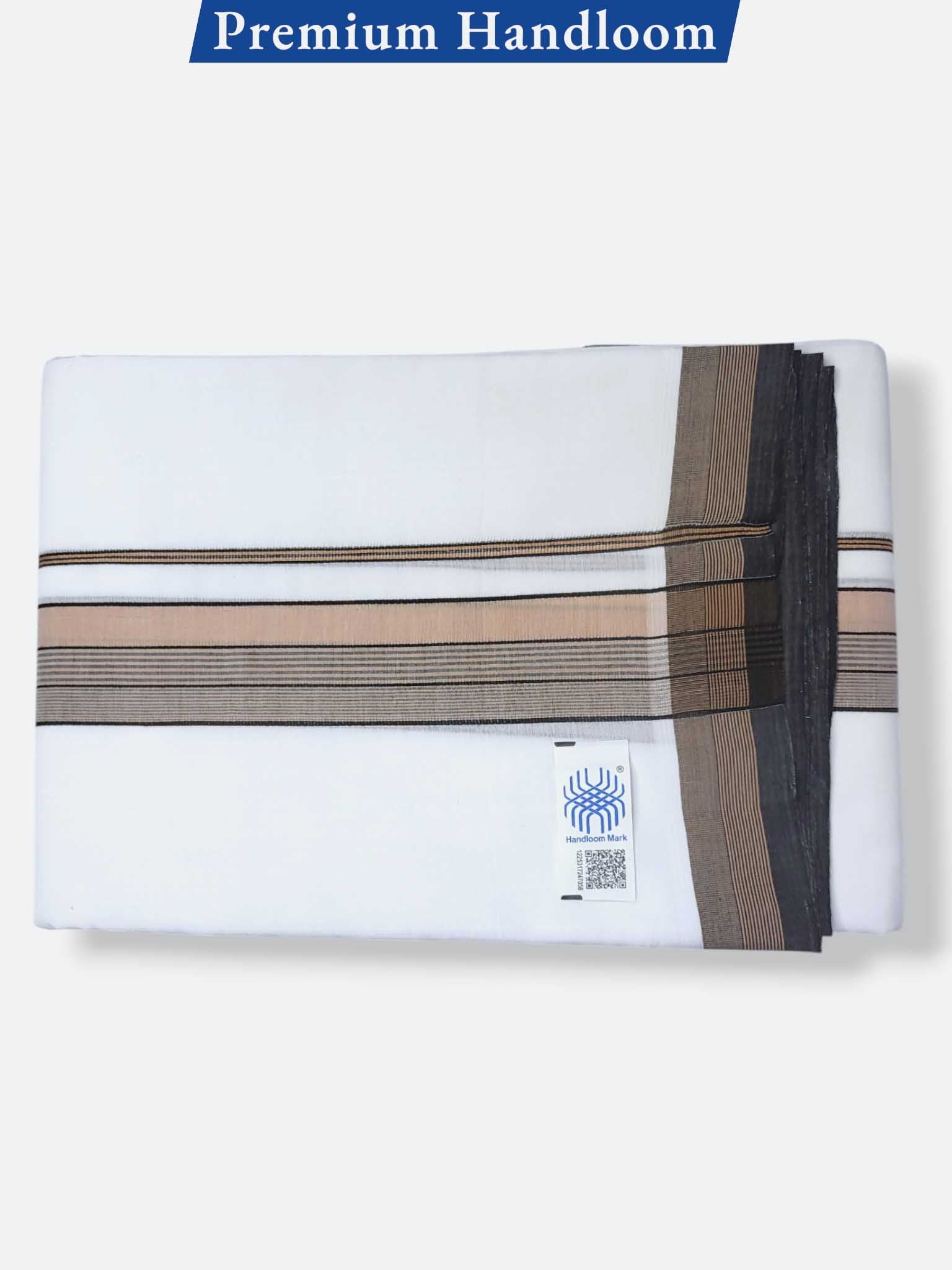 Kerala Premium Balaramapuram Handloom Dhoti/Mundu for Men
