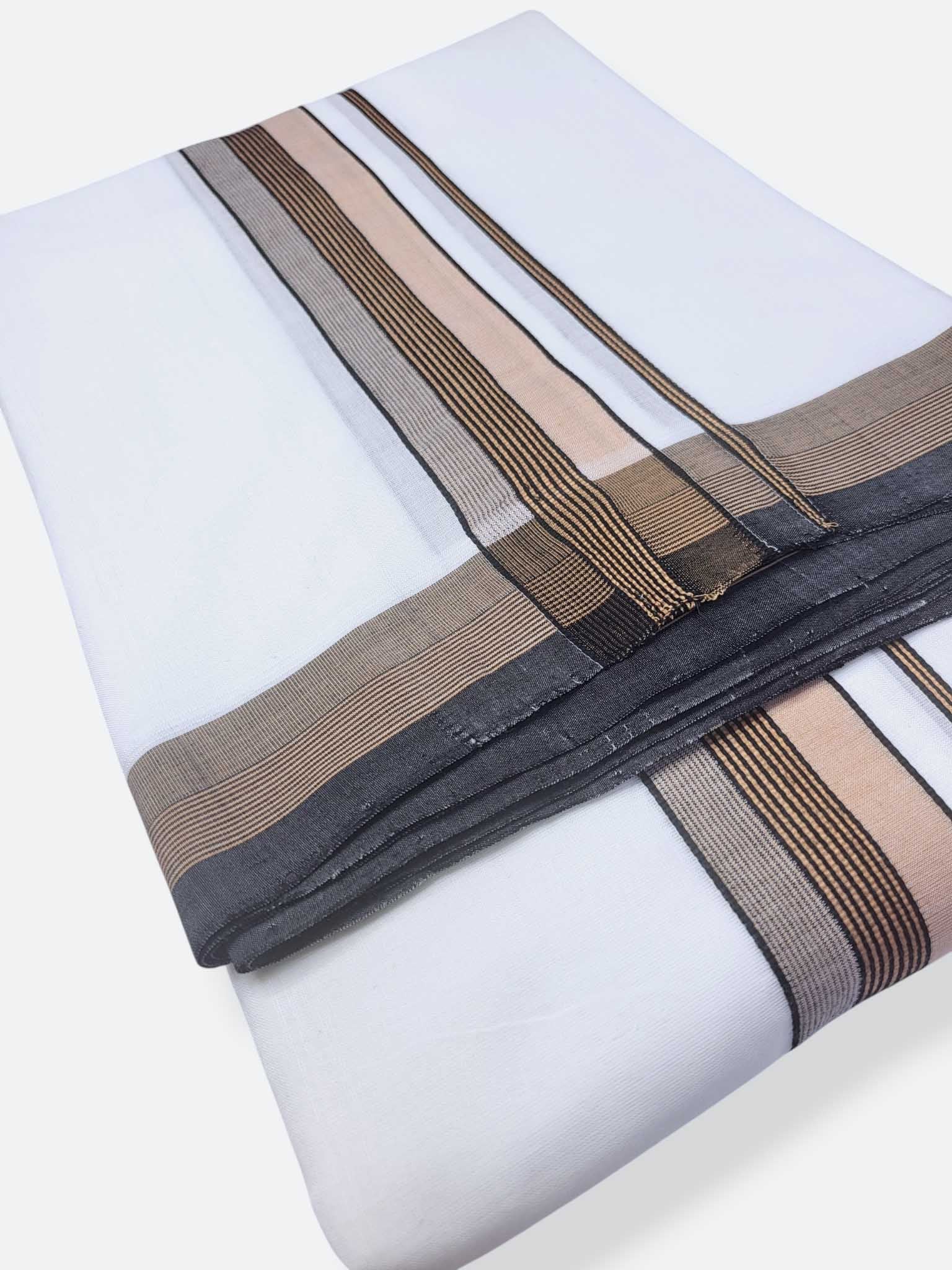 Kerala Premium Balaramapuram Handloom Dhoti/Mundu for Men
