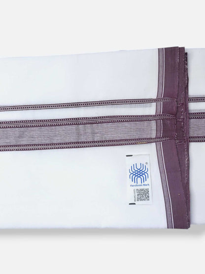 Kerala Premium Balaramapuram Handloom Dhoti/Mundu for Men