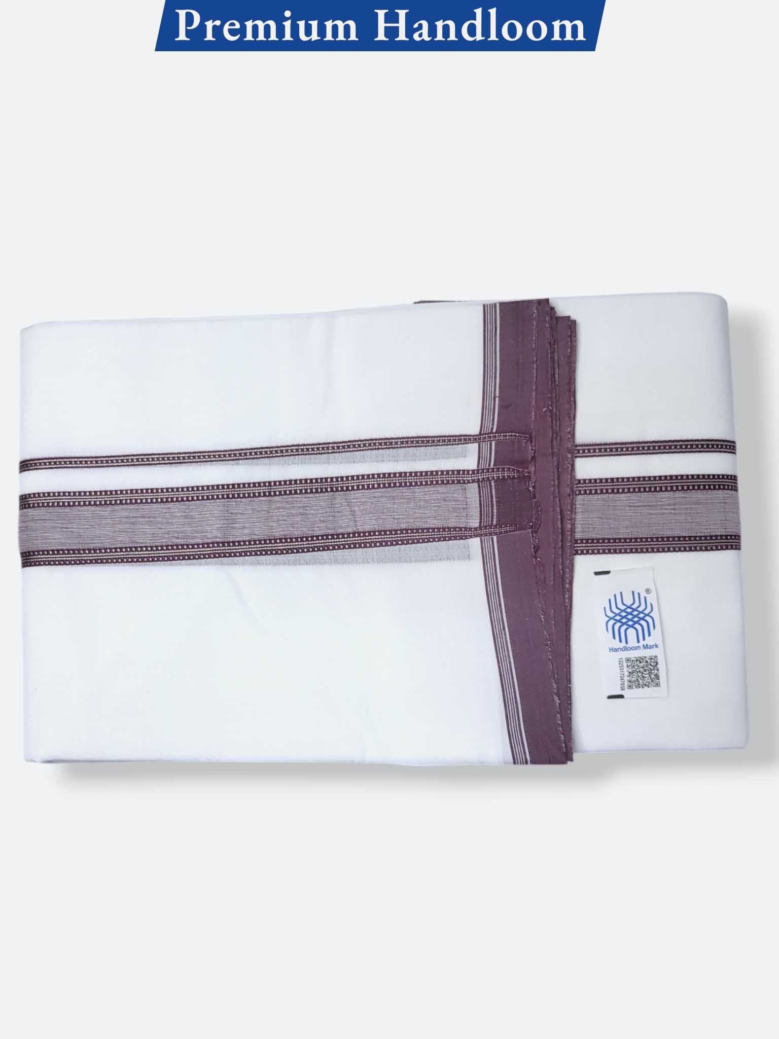 Kerala Premium Balaramapuram Handloom Dhoti/Mundu for Men