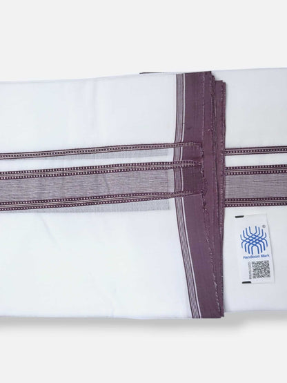 Kerala Premium Balaramapuram Handloom Dhoti/Mundu for Men