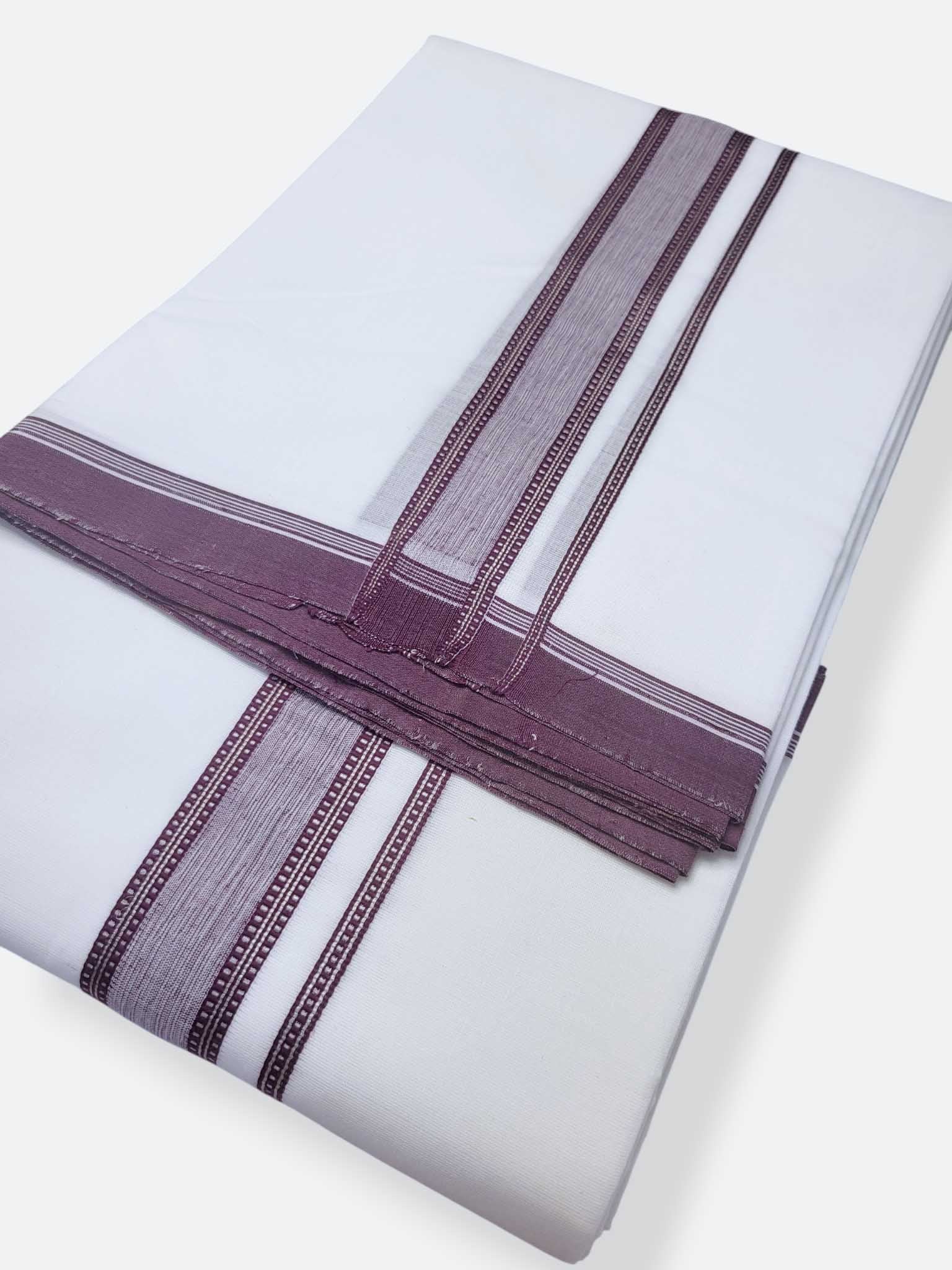 Kerala Premium Balaramapuram Handloom Dhoti/Mundu for Men