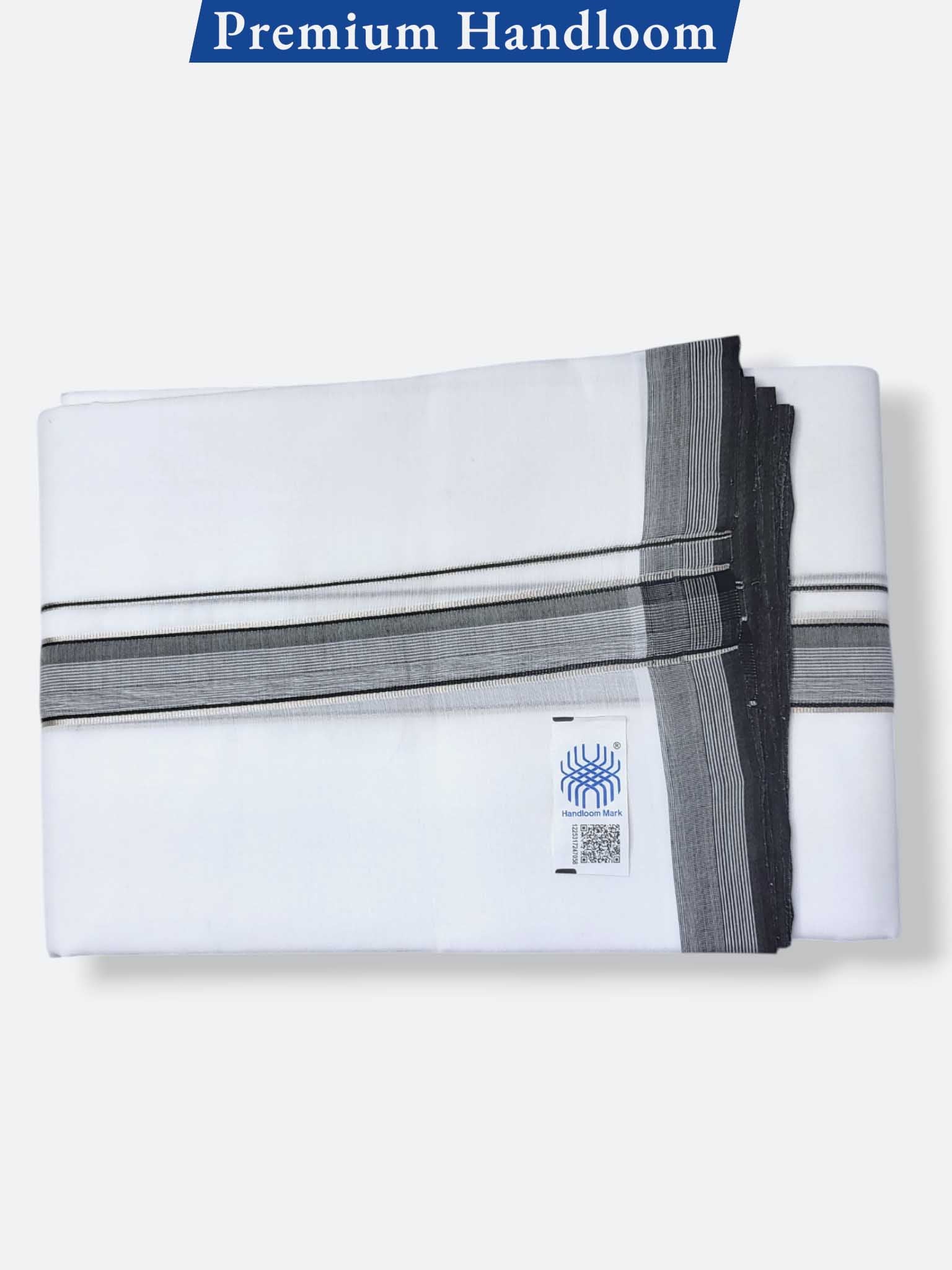 Kerala Premium Balaramapuram Handloom Dhoti/Mundu for Men